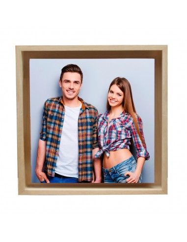 MARCO FLOTANTE DE MADERA