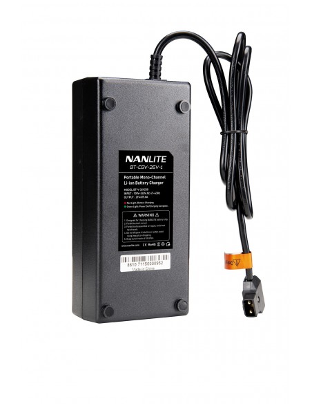 CARGADOR PARA BATERÍAS V-MOUNT 26 V. NANLITE - NABTCGV26V1