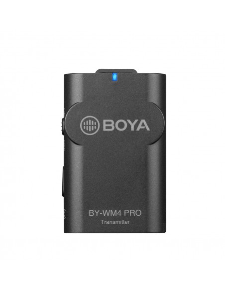 MICRÓFONO LAVALIER INALÁMBRICO WM4 PRO KIT 1TX + 1RX BOYA- BYWM4PROK1