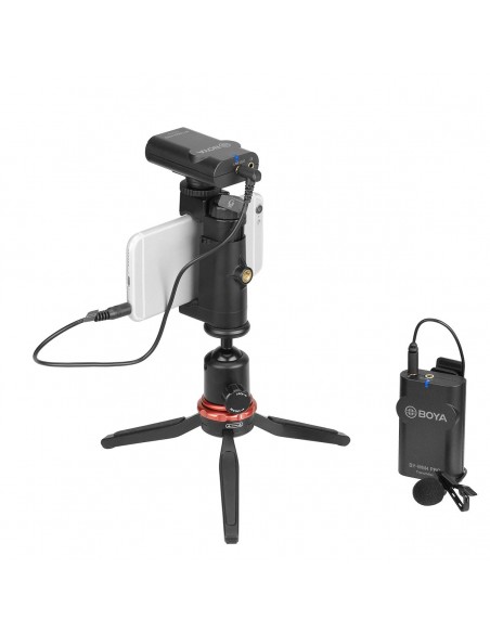 MICRÓFONO LAVALIER INALÁMBRICO WM4 PRO KIT 1TX + 1RX BOYA- BYWM4PROK1