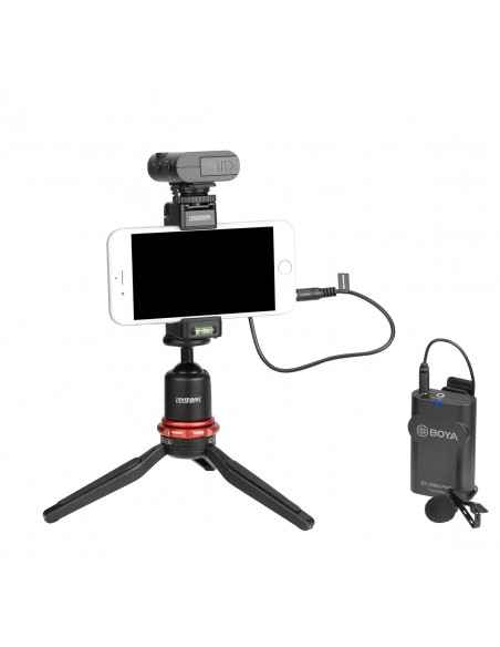 MICRÓFONO LAVALIER INALÁMBRICO WM4 PRO KIT 1TX + 1RX BOYA- BYWM4PROK1