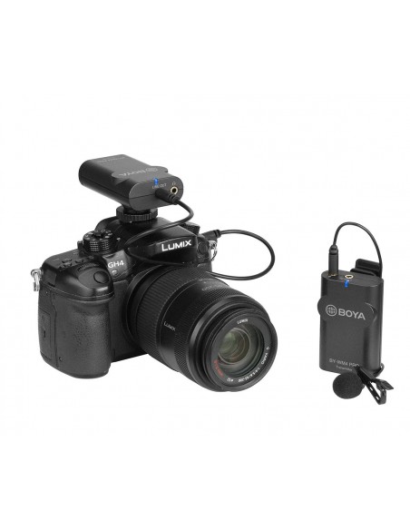 MICRÓFONO LAVALIER INALÁMBRICO WM4 PRO KIT 1TX + 1RX BOYA- BYWM4PROK1