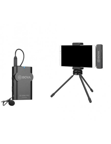 MICRÓFONO INALÁMBRICO WM4 PRO KIT  1TX + 1 RX TIPO USB-C BOYA- BYWM4PROK5