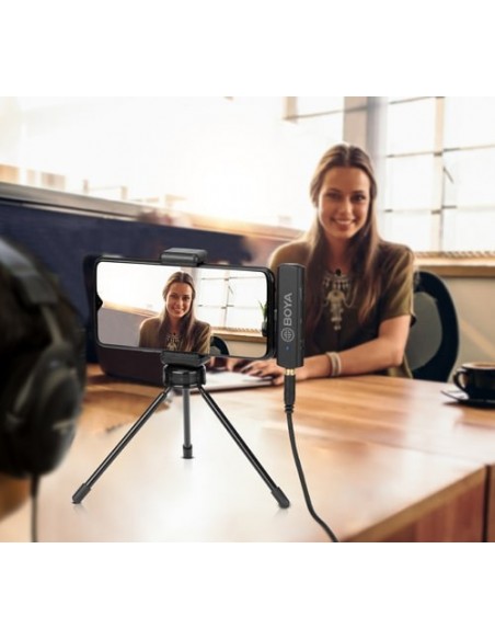 MICRÓFONO INALÁMBRICO WM4 PRO KIT  1TX + 1 RX TIPO USB-C BOYA- BYWM4PROK5