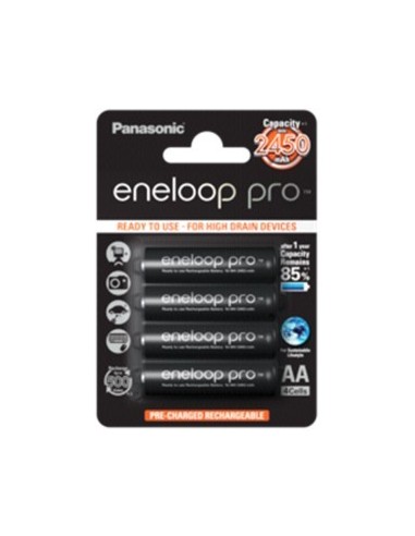 BATERIAS RECARGABLES 4 AA PACK PRO 2450 MAH ENELOOP - 5410853052579