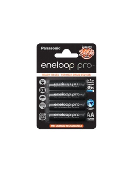 BATERIAS RECARGABLES 4 AA PACK PRO 2450 MAH ENELOOP - 5410853052579