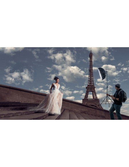 VENTANA DIFUSORA CON NIDO DE ABEJA SNAPLUX STRIBOX 35 X 75 CM ELINCHROM-EL26637