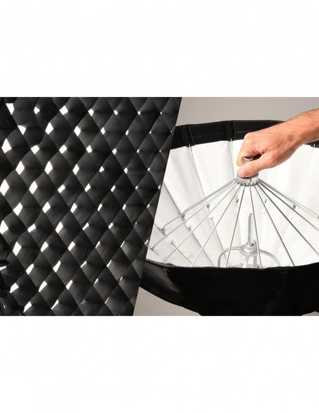 VENTANA DIFUSORA CON NIDO DE ABEJA SNAPLUX STRIBOX 35 X 75 CM ELINCHROM-EL26637