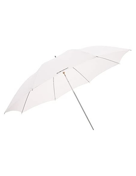 PARAGUAS PARA FLASH PORTALITE 85 CM. SET DOS UNIDADES PLATA/ TRANSLÚCIDO ELINCHROM - EL26062