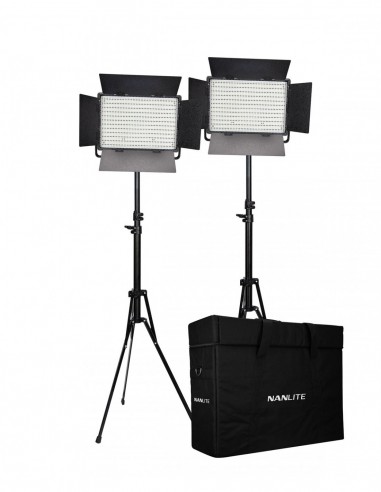 NALITE KIT 2 PANEL LED CN-1200CSA BI-COLOR CON ALETAS