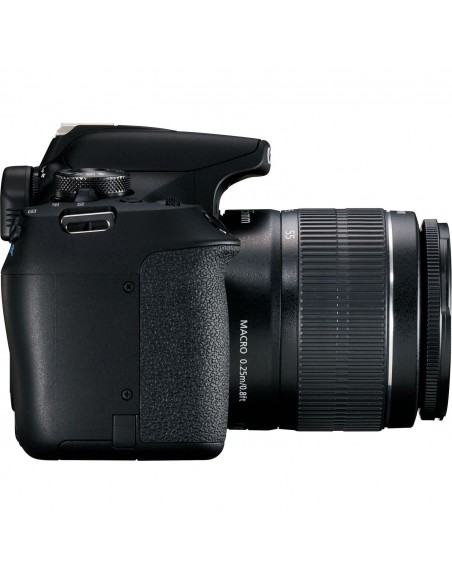 CAMARA CANON EOS 2000D CON OBJETIVO EF-S 18-55MM IS II MOCHILA Y TARJETA SD CANON-2728C034AA