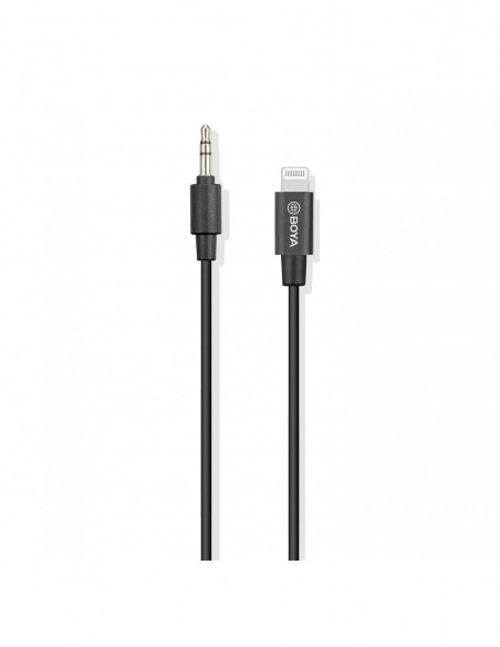 MICROFONO LAVALIER OMNIDIRECCIONAL PARA IOS BOYA- BYM2