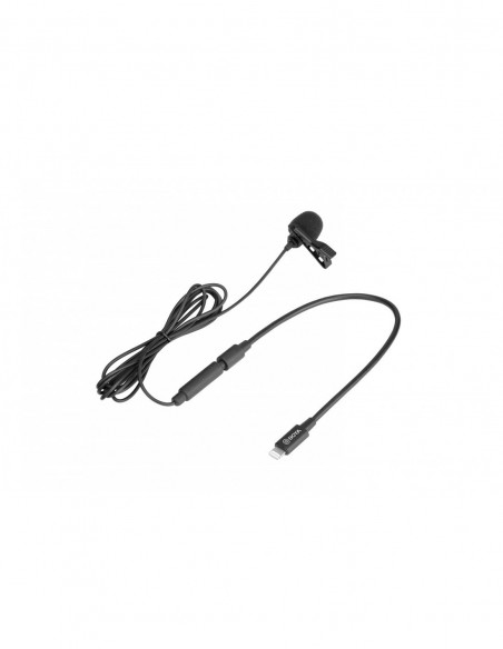 MICROFONO LAVALIER OMNIDIRECCIONAL PARA IOS BOYA- BYM2