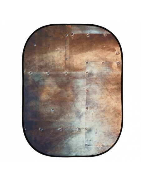 FONDO PLEGABLE DOBLE CARA 1.5 X 2.1 M CORREGATED / METAL MANFROTTO - LLLB5712