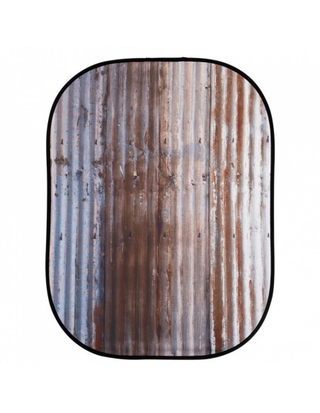 FONDO PLEGABLE DOBLE CARA 1.5 X 2.1 M CORREGATED / METAL MANFROTTO - LLLB5712