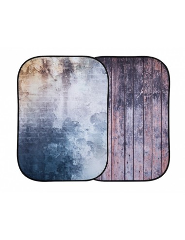 FONDO PLEGABLE DOBLE CARA SERIE URBAN MURO ABANDONADO/ VALLA DE MADERA 1.5 X 2.1M MANFROTTO - LLLB5715