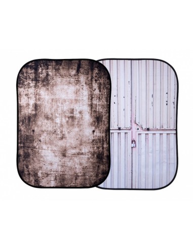FONDO PLEGABLE DOBLE CARA METAL TEXTURA ÓXIDO / CONTAINER 1,5 X 2,1M MANFROTTO - LLLB5718