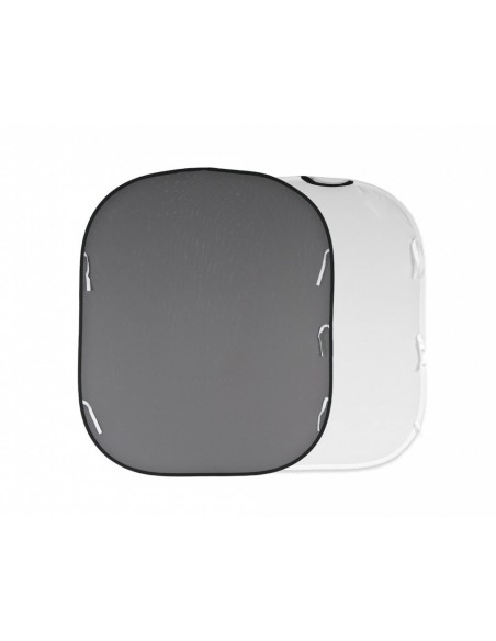 FONDO PLEGABLE LISO DOBLE CARA BLANCO/ GRIS MEDIO 1,5 X 1,8M MANFROTTO - LLLB56GW