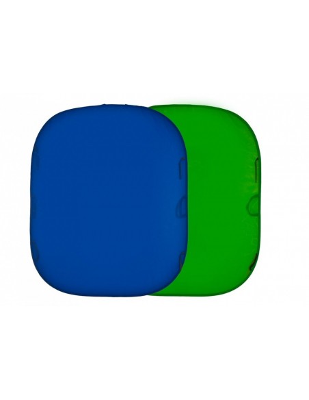FONDO PLEGABLE LISO DOBLE CARA CHROMA KEY VERDE/ AZUL  1,5 X 1,8 M MANFROTTO - LLLC5687