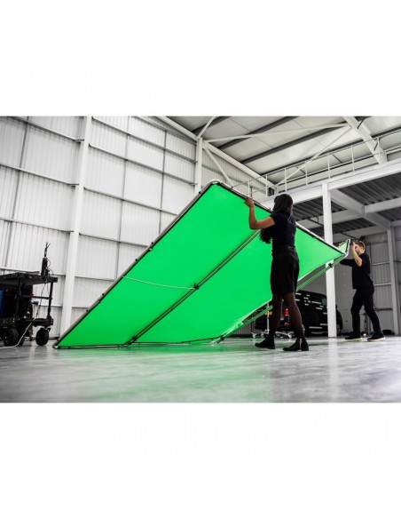 FONDO CHROMA KEY FX KIT TELA DE FONDO VERDE O AZUL 4 X 2,9M CON MARCO DE ALUMINIO MANFROTTO - MFMLBG4301K / MFMLBG4301KB