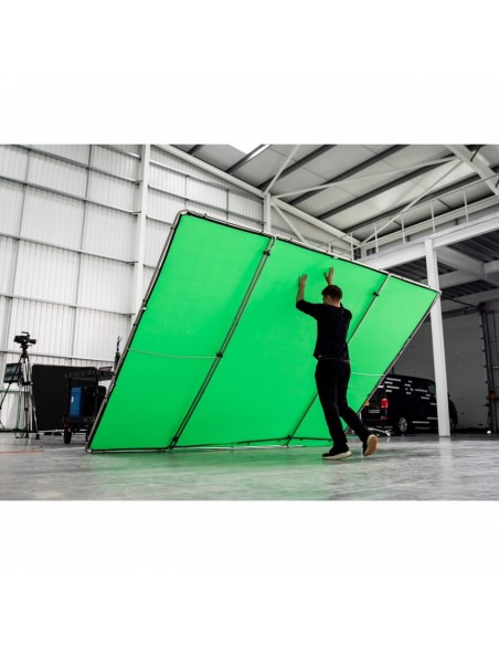 FONDO CHROMA KEY FX KIT TELA DE FONDO VERDE O AZUL 4 X 2,9M CON MARCO DE ALUMINIO MANFROTTO - MFMLBG4301K / MFMLBG4301KB