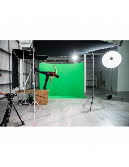 FONDO CHROMA KEY FX KIT TELA DE FONDO VERDE O AZUL 4 X 2,9M CON MARCO DE ALUMINIO MANFROTTO - MFMLBG4301K / MFMLBG4301KB
