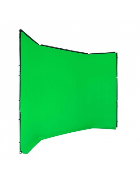 FONDO CHROMA KEY FX KIT TELA DE FONDO VERDE O AZUL 4 X 2,9M CON MARCO DE ALUMINIO MANFROTTO - MFMLBG4301K / MFMLBG4301KB