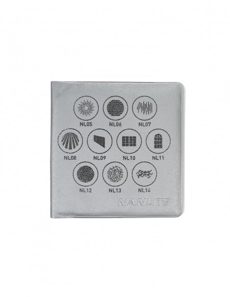JUEGO DE 10 GOBOS SET 1 PARA NANLITE FORZA 60/60B/150 - NAASGBFMMSET1