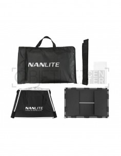 NANLITE JUEGO DE ALETAS + SOFT BOX PARA MIXPAD II 27C