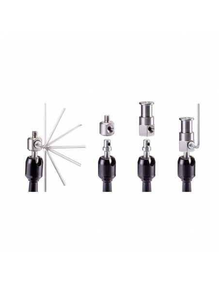 BRAZO MINI FRICCIÓN VARIABLE CON ACCESORIOS MANFROTTO- MF244MINI