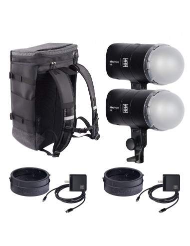 FLASH PORTÁTIL OFF CAMERA ONE KIT DOS UNIDADES ELINCHROM - EL20931.2