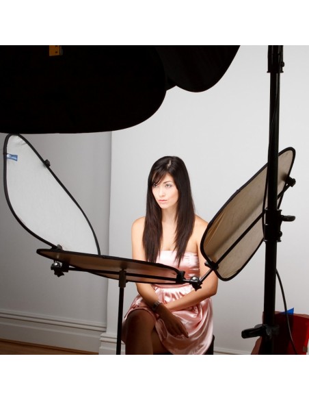 TRIFLECTOR MKII MARCO Y SOPORTE CON PANELES SUNFIRE/ PLATA MANFROTTO- LLLR2933SP