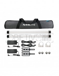 PAVOTUBE II 30X CON BATERIA KIT 2 UNIDADES NANLITE- NA1520202KIT