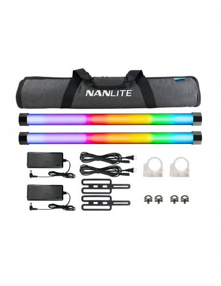 PAVOTUBE II 30X CON BATERIA KIT 2 UNIDADES NANLITE- NA1520202KIT
