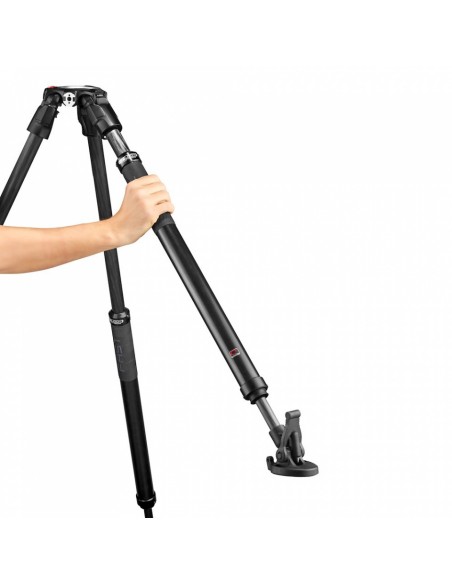 TRÍPODE PARA VIDEO DE CARBONO CON RÓTULA FLUIDA MVK504XSNGFC MANFROTTO- MFMVK504XSNGFC