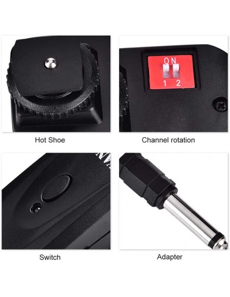 DISPARADOR DE FLASH AC-04 CANALES INALÁMBRICO- ENTATIAL