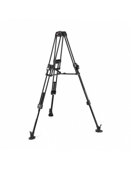 TRÍPODE 645 FAST TWIN CON SEMIESFERA 2 EN 1 EN ALUMINIO MANFROTTO- MVTTWINFA