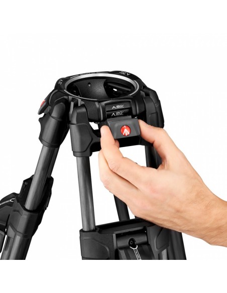 TRÍPODE 645 FAST TWIN PATA DOBLE CON SEMIESFERA 2 EN 1 EN CARBONO MANFROTTO- MFMVTTWINFC