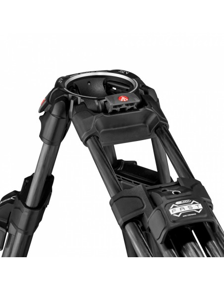 TRÍPODE 645 FAST TWIN PATA DOBLE CON SEMIESFERA 2 EN 1 EN CARBONO MANFROTTO- MFMVTTWINFC