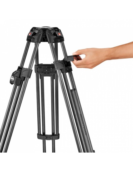 TRÍPODE 645 FAST TWIN PATA DOBLE CON SEMIESFERA 2 EN 1 EN CARBONO MANFROTTO- MFMVTTWINFC