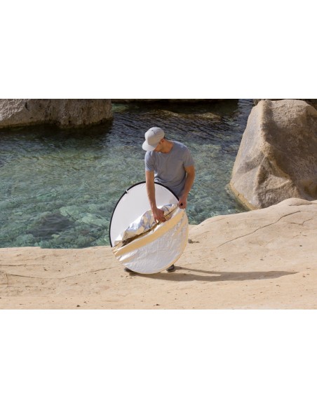 REFLECTOR BOTTLETOP 5:1 95 CM TRASLÚCIDO/ SUNFIRE/ PLATA/ ORO/ BLANCO MANFROTTO - LLLR3896