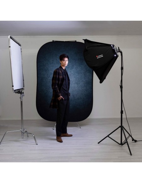 FONDO PLEGABLE DOBLE CARA SERIE VINTAGE INK/ SAGE 1.5 X 2.1 M MANFROTTO - LLLB5720