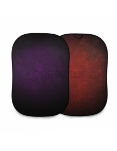 FONDO PLEGABLE DOBLE CARA SERIE VINTAGE AUBERGINE/ CRIMSON 1.5 X 2.1 M MANFROTTO - LLLB5722