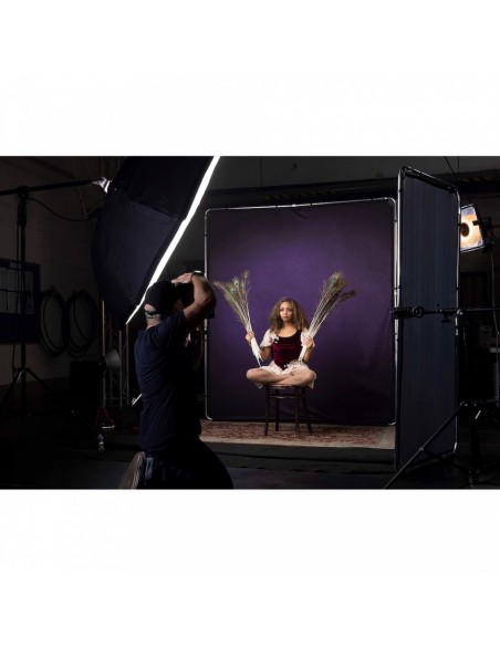 FONDO PLEGABLE EZYFRAME VINTAGE AUBERGINE ( PURPURA INTENSO) 2 X 2.3 MMANFROTTO- LLLB7938