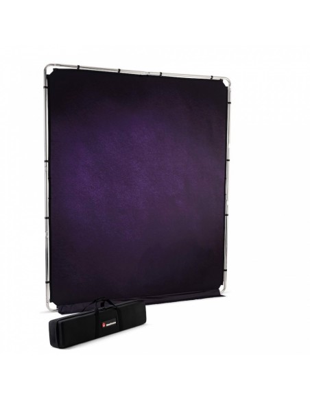 FONDO PLEGABLE EZYFRAME VINTAGE AUBERGINE ( PURPURA INTENSO) 2 X 2.3 MMANFROTTO- LLLB7938