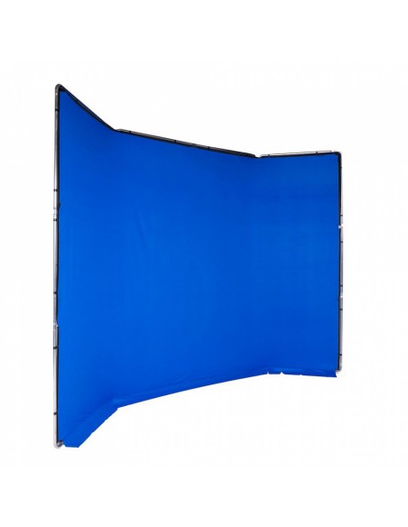 FONDO CHROMA KEY FX 4x2,9 M AZUL KIT DE MONTAJE MANFROTTO- MFMLBG4301KB