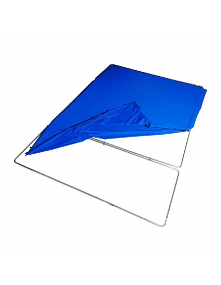 FONDO CHROMA KEY FX 4x2,9 M AZUL KIT DE MONTAJE MANFROTTO- MFMLBG4301KB
