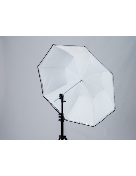 PARAGUAS BLANCO/PLATA /NEGRO 100 CM. MANFROTTO - LLLU4523F