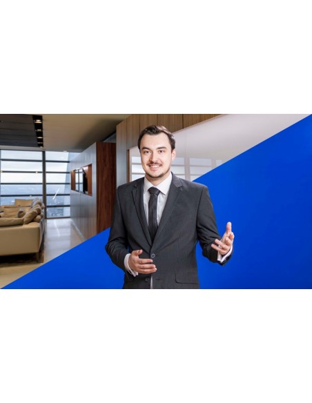 CUBIERTA DE TELA PARA FONDO PANORÁMICO 4 M. CHROMA KEY AZUL MANFROTTO- LLLB7963