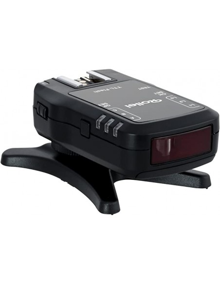 TRANSMISOR Y RECEPTOR SET DE FLASH POR RADIO PROFESIONAL TRIGGER DUAL CANON/ NIKON ROLLEI- P28002